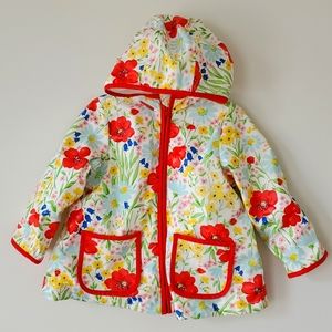 Little Me 2T Floral Raincoat